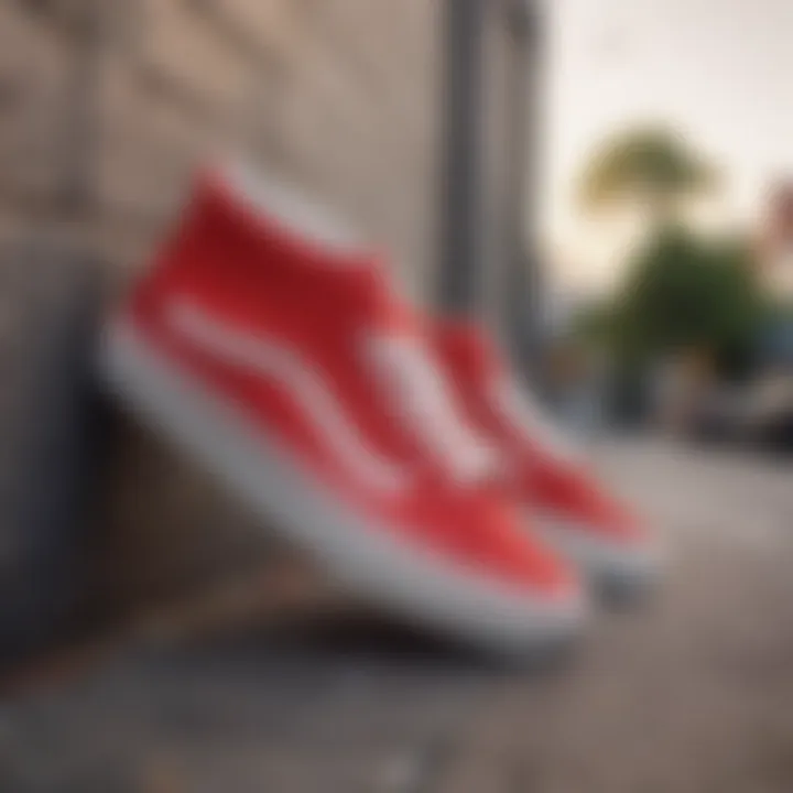 A Comprehensive Exploration of All-Red Sk8 Hi Vans Summary