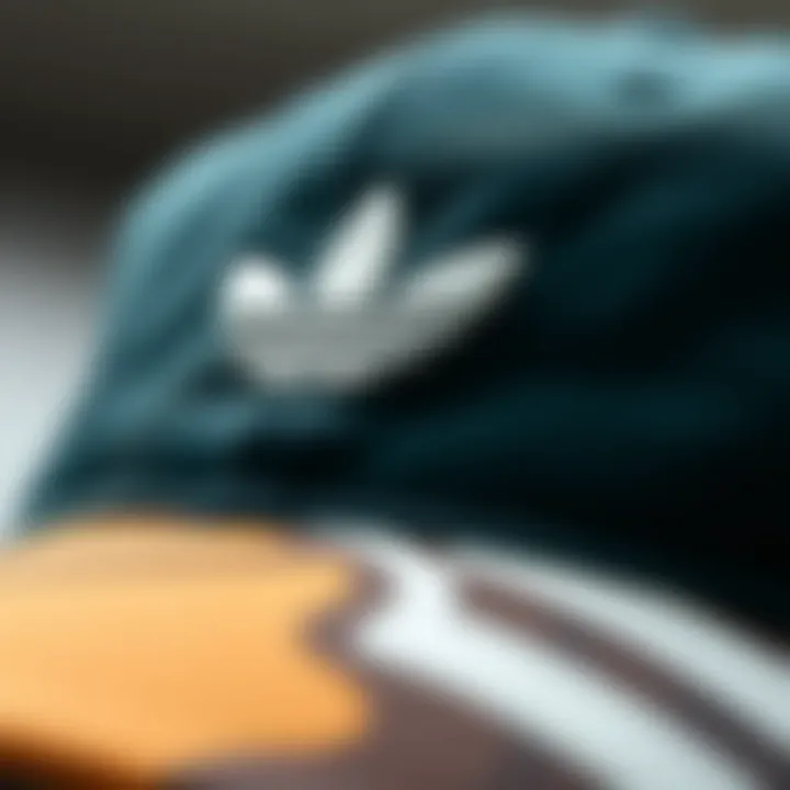 Quality Materials Behind the Adidas Snapback Close-up of the materials used in the Adidas snapback hat