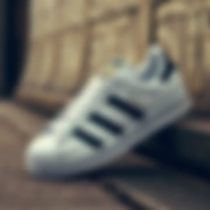 Timeless Elegance of the Adidas Superstar Adidas Superstar sneaker in classic white and black colorway