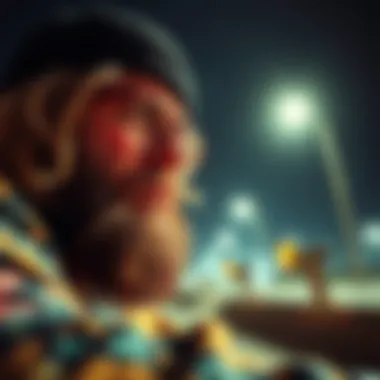 An iconic moment from Bam Margera's media presence