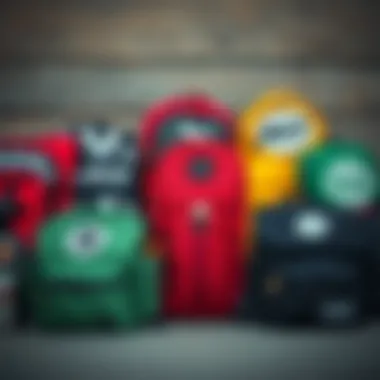 Diverse Mini Bookbag Brands An array of mini bookbags from different brands