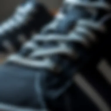 Durable Materials of Skateboard Shoes Close-up of skateboard shoe material showcasing durability and grip