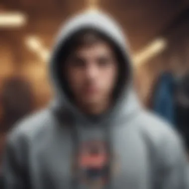 Popular Hoodie Brands for Teens Comparison of popular hoodie brands favored by teenagers, highlighting logos and styles.