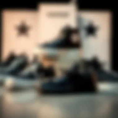 Versatile Angles of the Converse Move Platform Collection A collection of Converse Move Platform shoes displayed in various angles.