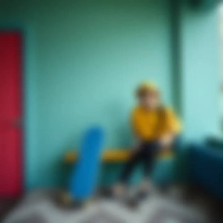 A vibrant color palette for coordinating outfits