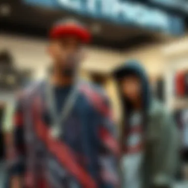 Stylish urban apparel representing the latest fashion trends