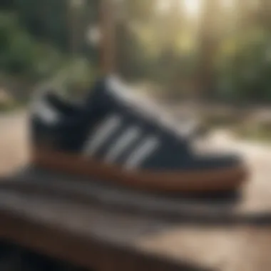 An environmentally friendly aspect of Adidas skate shoes emphasizing sustainability