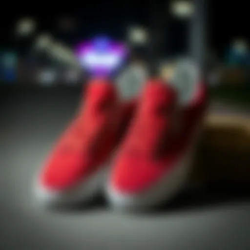 Top view of Emerica Slip On skate shoes showcasing their sleek design