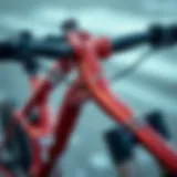 A detailed close-up of a pit viper frame showcasing its unique design features.