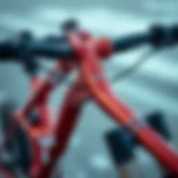 A detailed close-up of a pit viper frame showcasing its unique design features.