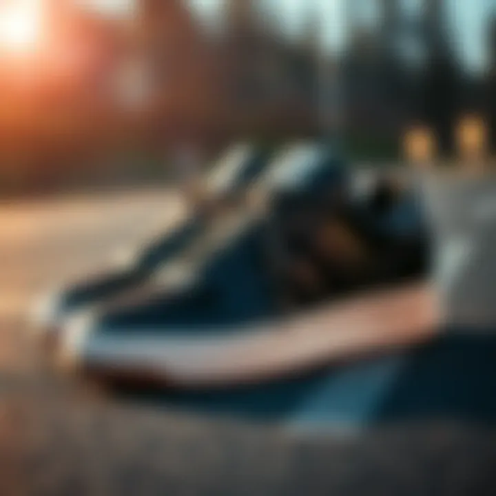 Comparison of the adidas Forum Black Gum with other popular skate shoes