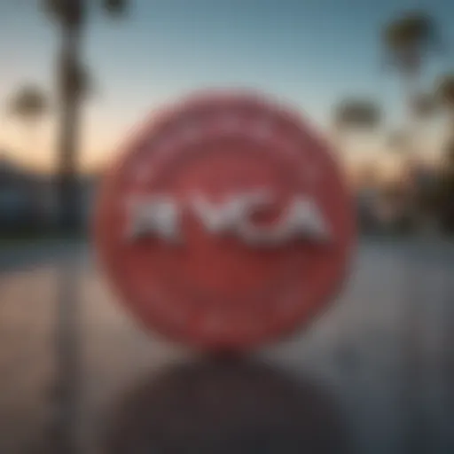 The iconic RVCA logo displayed prominently