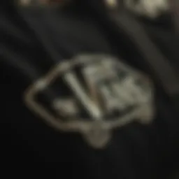 Detailed view of the Vans black canvas tote bag showcasing its stitching and fabric texture.