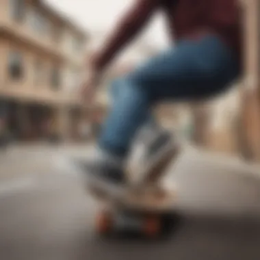 Vans Ultimate Waffle Slip-On worn during a skateboarding session