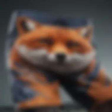 Detailed view of Fox board shorts showcasing unique design features