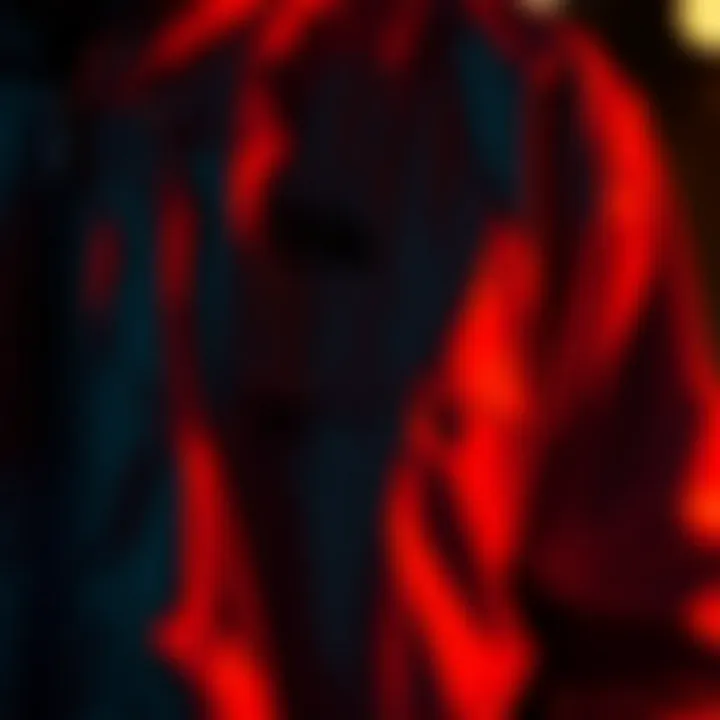 Close-up of the unique design elements of the Members Only Reflective Jacket