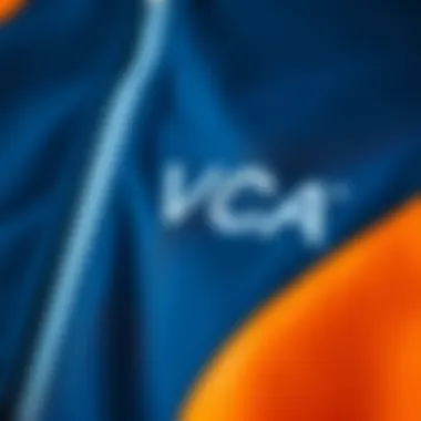 Close-up of RVCA tracksuit fabric showcasing durability and comfort