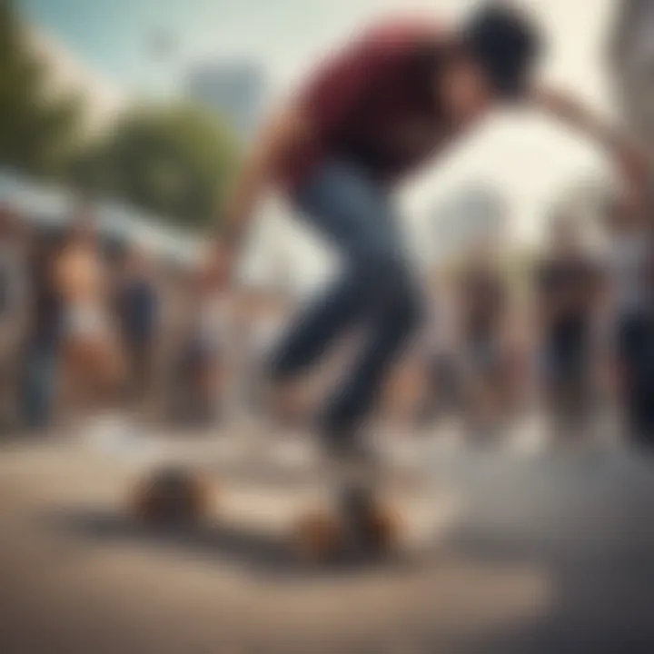 Community engagement through skateboarding events