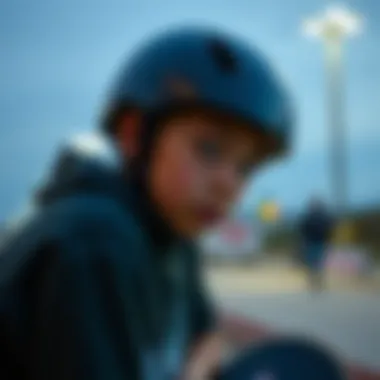 Community promoting safety while skateboarding