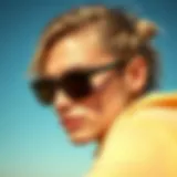 Elegant design of Smith Outlier XL sunglasses showcasing sleek lines and modern aesthetics