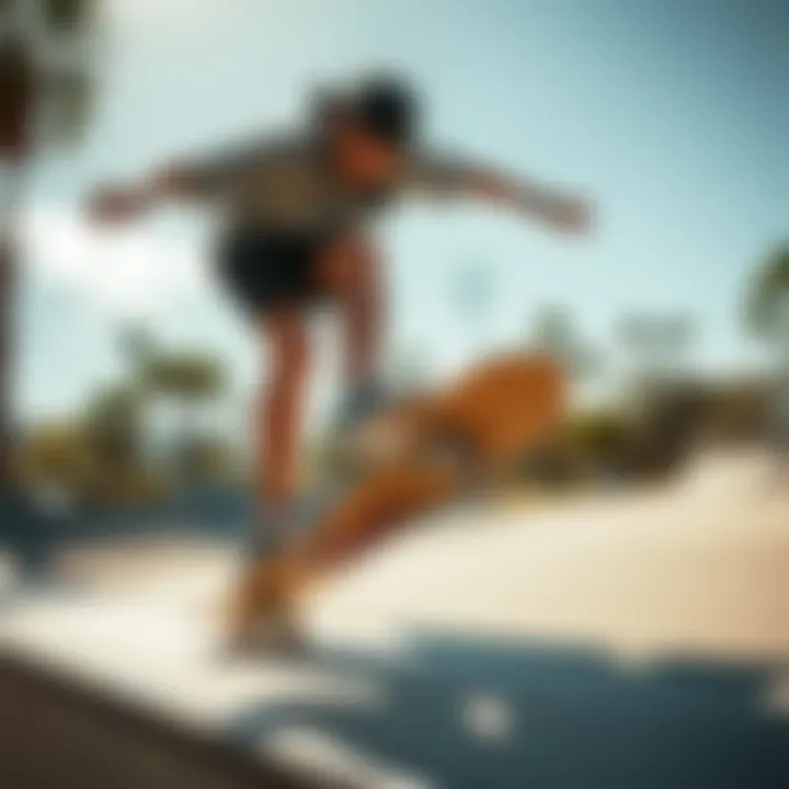 Skateboarding with Stage 7 Independent Trucks Skateboarder performing tricks using Stage 7 Independent Trucks on a ramp.