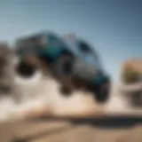 A Hoonigan branded vehicle in action showcasing dynamic automotive culture