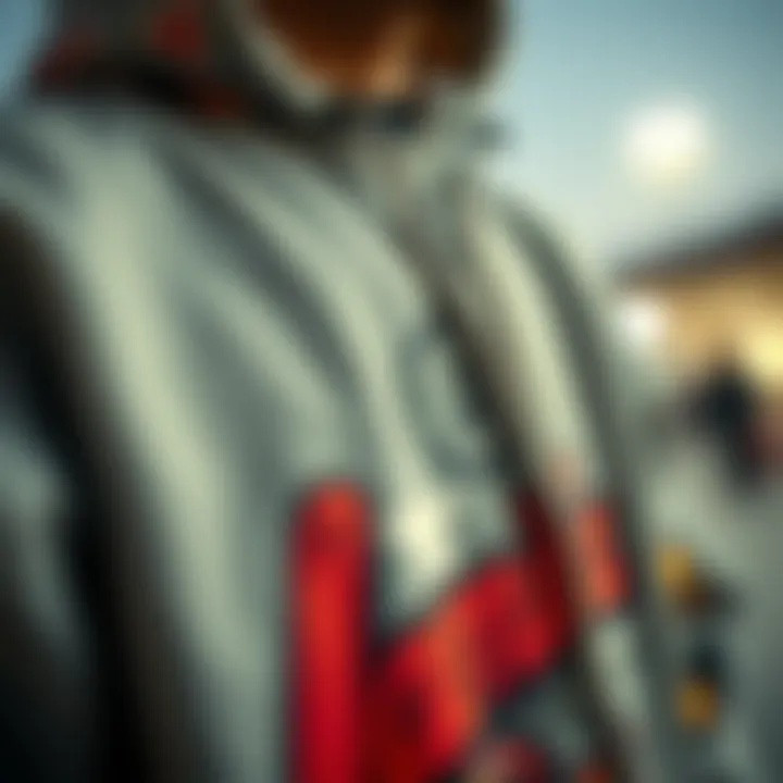 Intricate Design Features of the La Familia Hoodie Close-up of the unique design elements of the La Familia hoodie