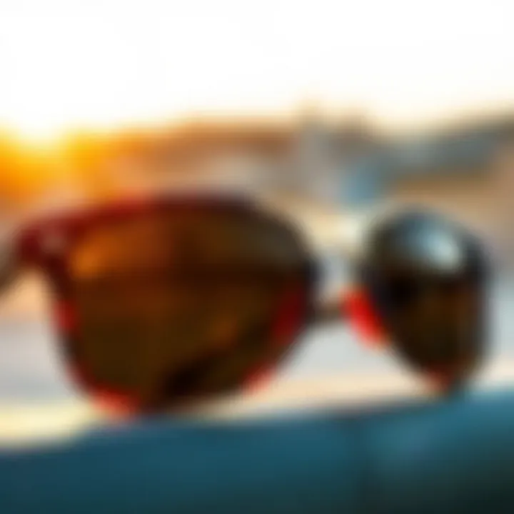 Maintenance Tips for Sunglasses Care tips for straight top sunglasses illustrated through icons