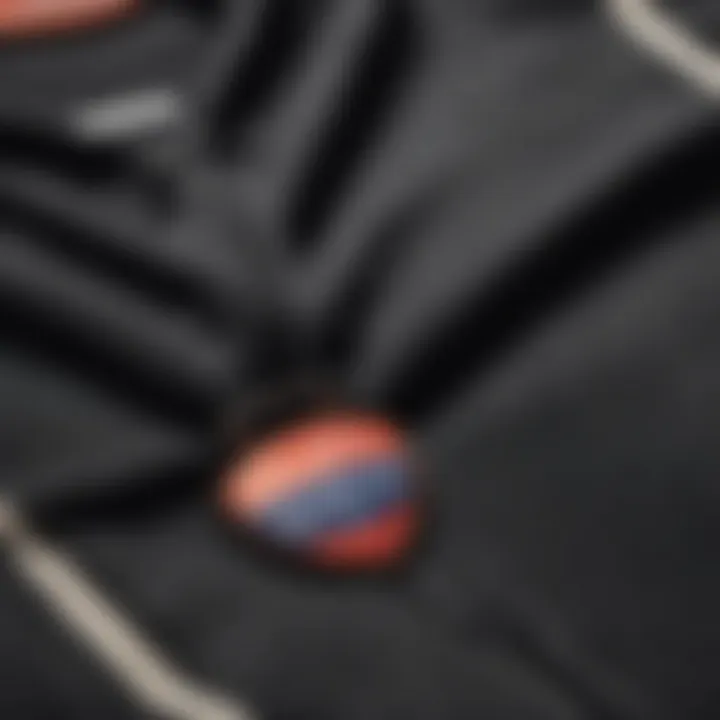 Close-up of Champion sweatshirt fabric showcasing its durability