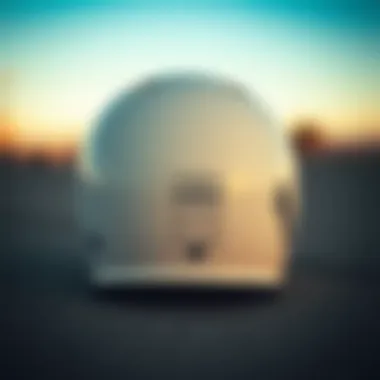 Safety certifications featured on the helmet