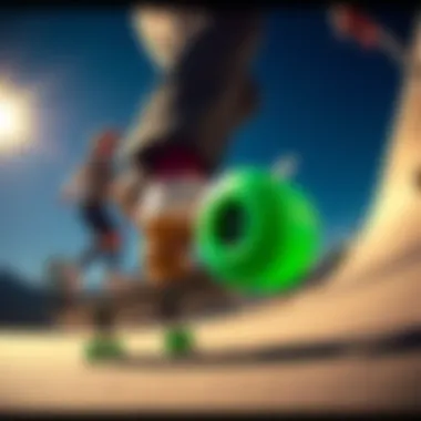 Diverse Skating Styles with 48mm Wheels Skaters showcasing various styles using 48mm skateboard wheels.