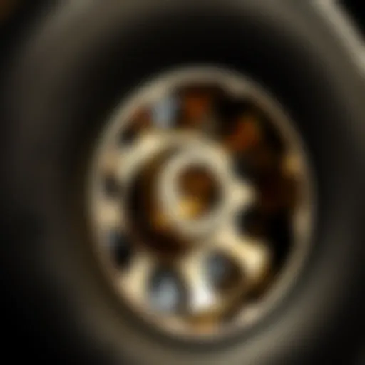 Detailed view of a 48mm skateboard wheel showing its unique design.
