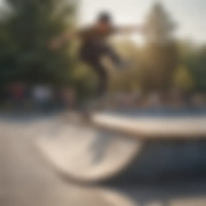 Skaters enjoying a Skatelite ramp