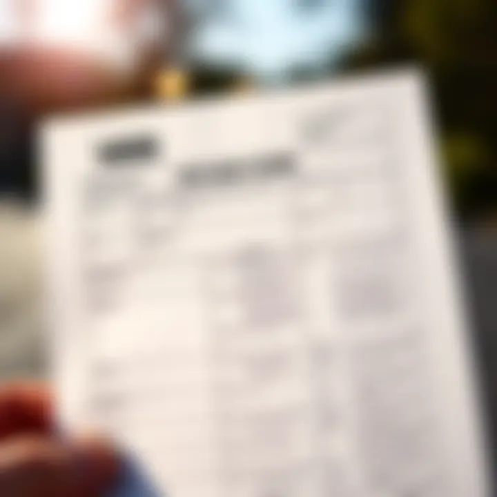 Filling Out the Vans Return Form Diagram illustrating how to fill out the Vans return form