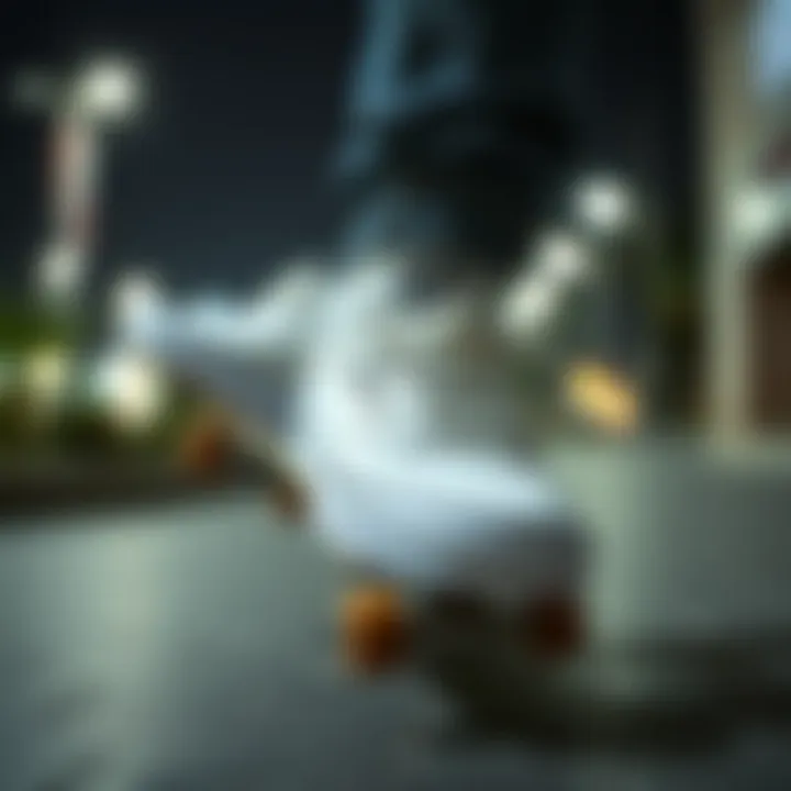 Integrating Vans Blanc de Blanc into Skateboarding Culture Vans Blanc de Blanc integrated into skateboarding culture