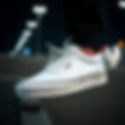 Vans Blanc de Blanc sneaker showcasing its unique design elements