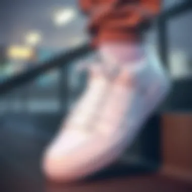 The Aesthetic Appeal of White Court Vision Nike Stylish design of White Court Vision Nike sneaker